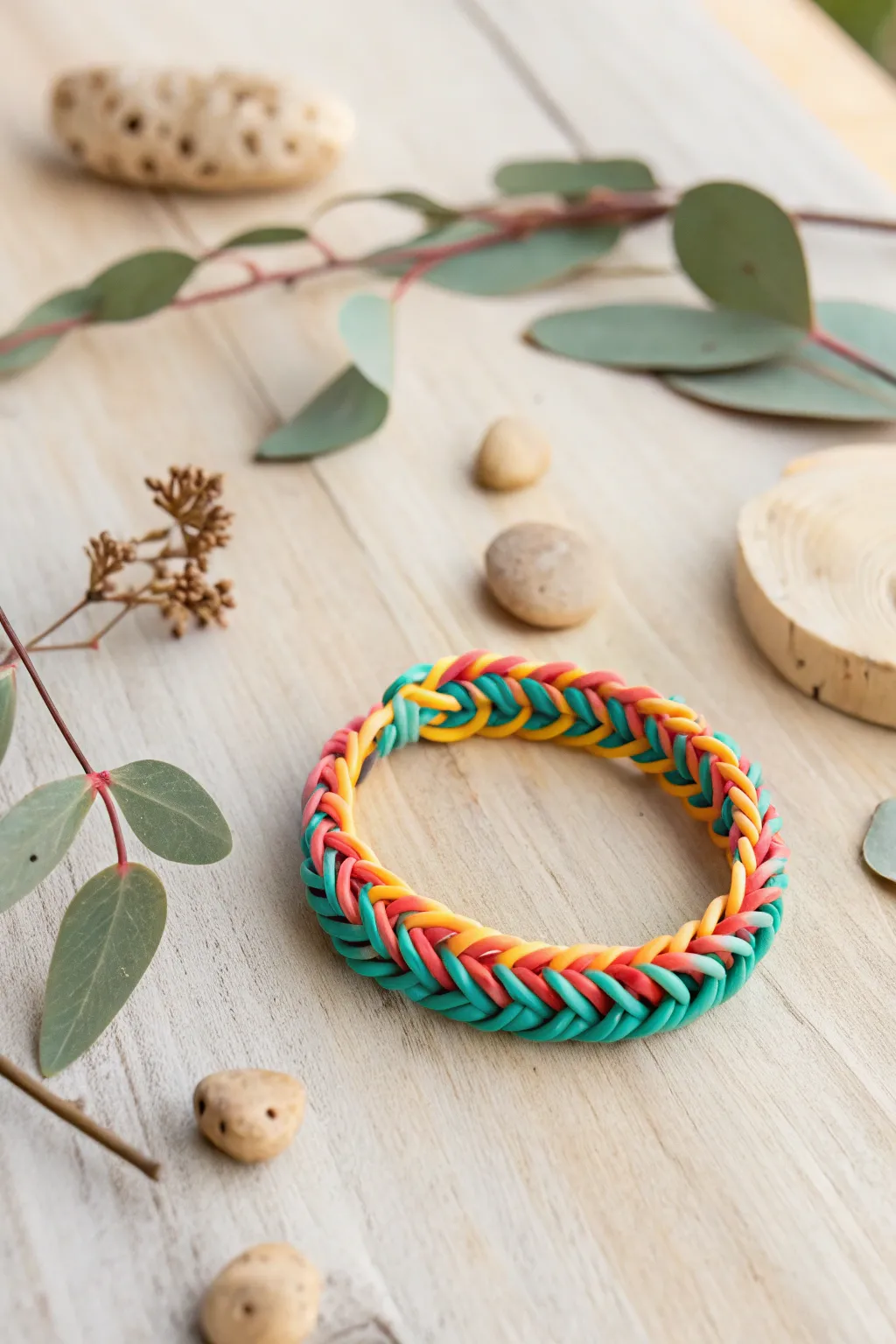 Embrace the burst of colors with this handcrafted starburst bracelet—where minimalist design meets boho charm.