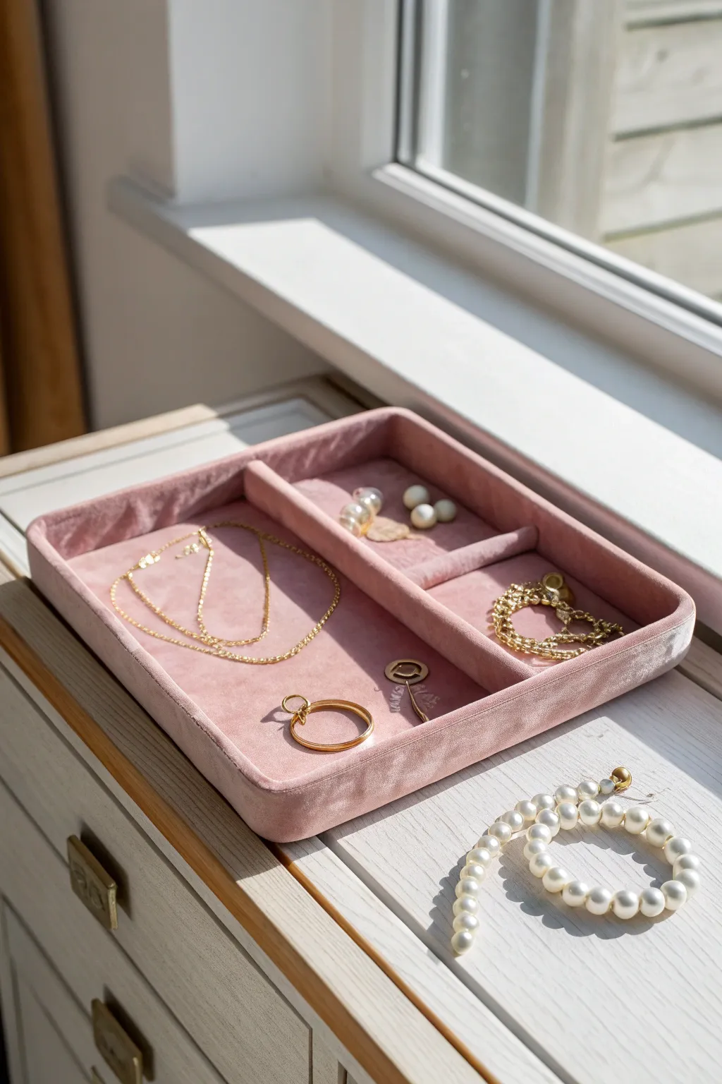 Elevate your jewelry display with a touch of luxury and elegance.