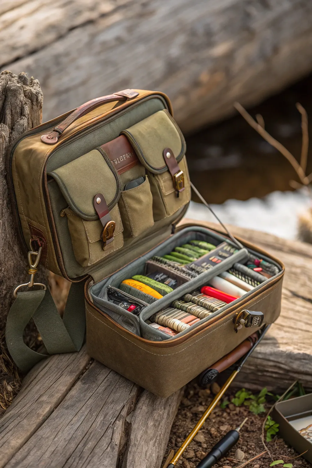 Organize your fishing essentials with style and precision.