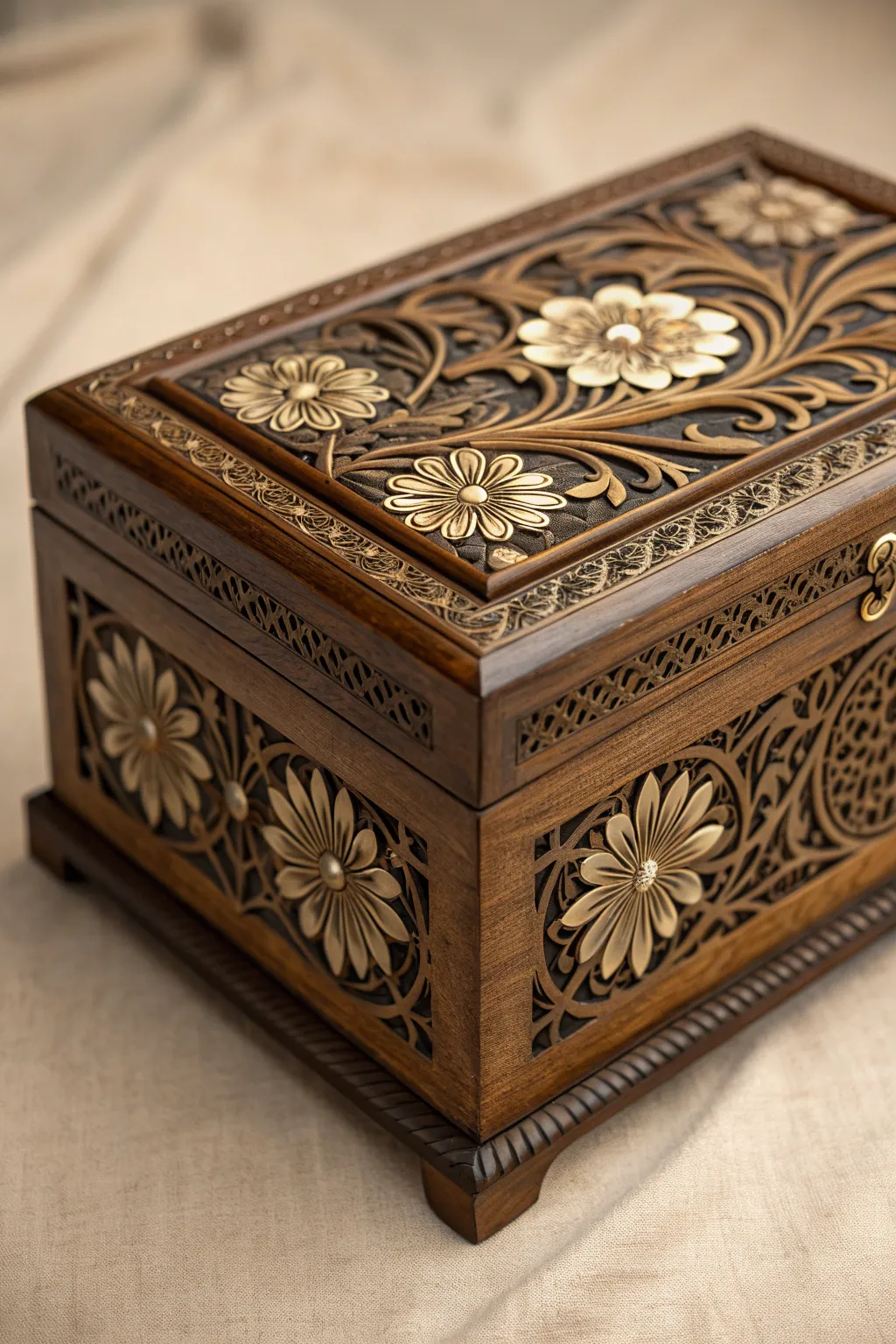 Rediscover elegance with vintage-inspired laser-cut artistry.