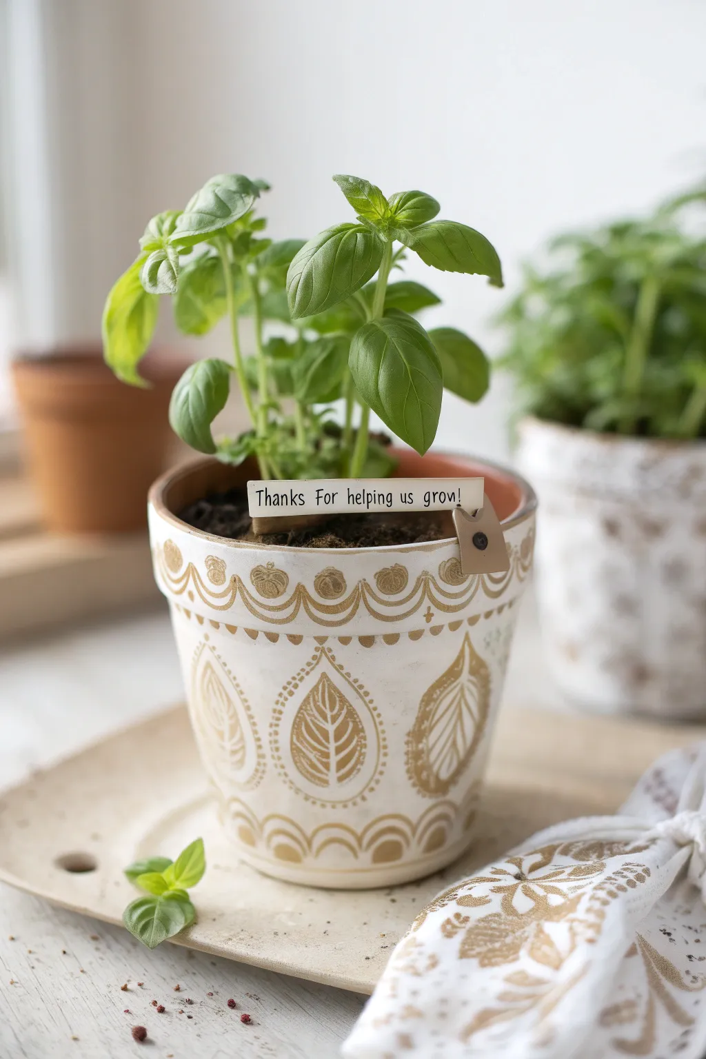 A thoughtful and fresh gift for those who help us grow.