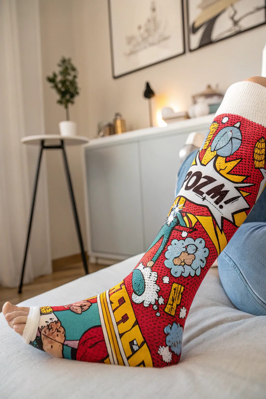 Transform your healing journey with a splash of comic book fun! 🎨✨ #ComicCastArt #HealingInStyle