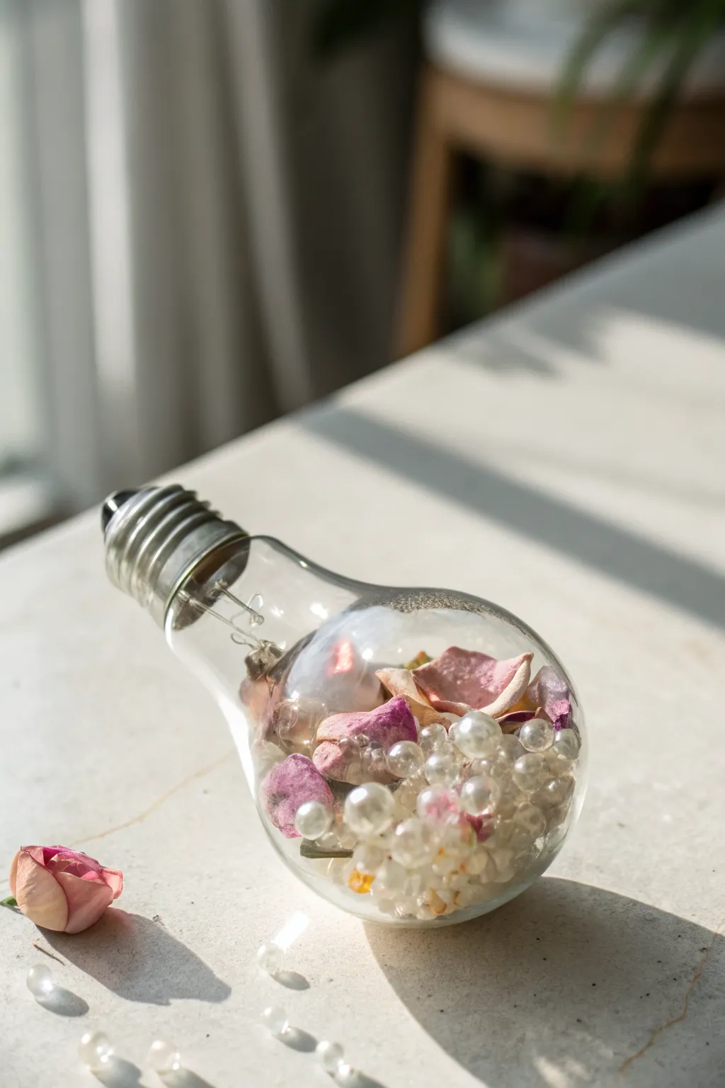 Transform everyday bulbs into beautiful scented gifts with a minimalist boho twist.