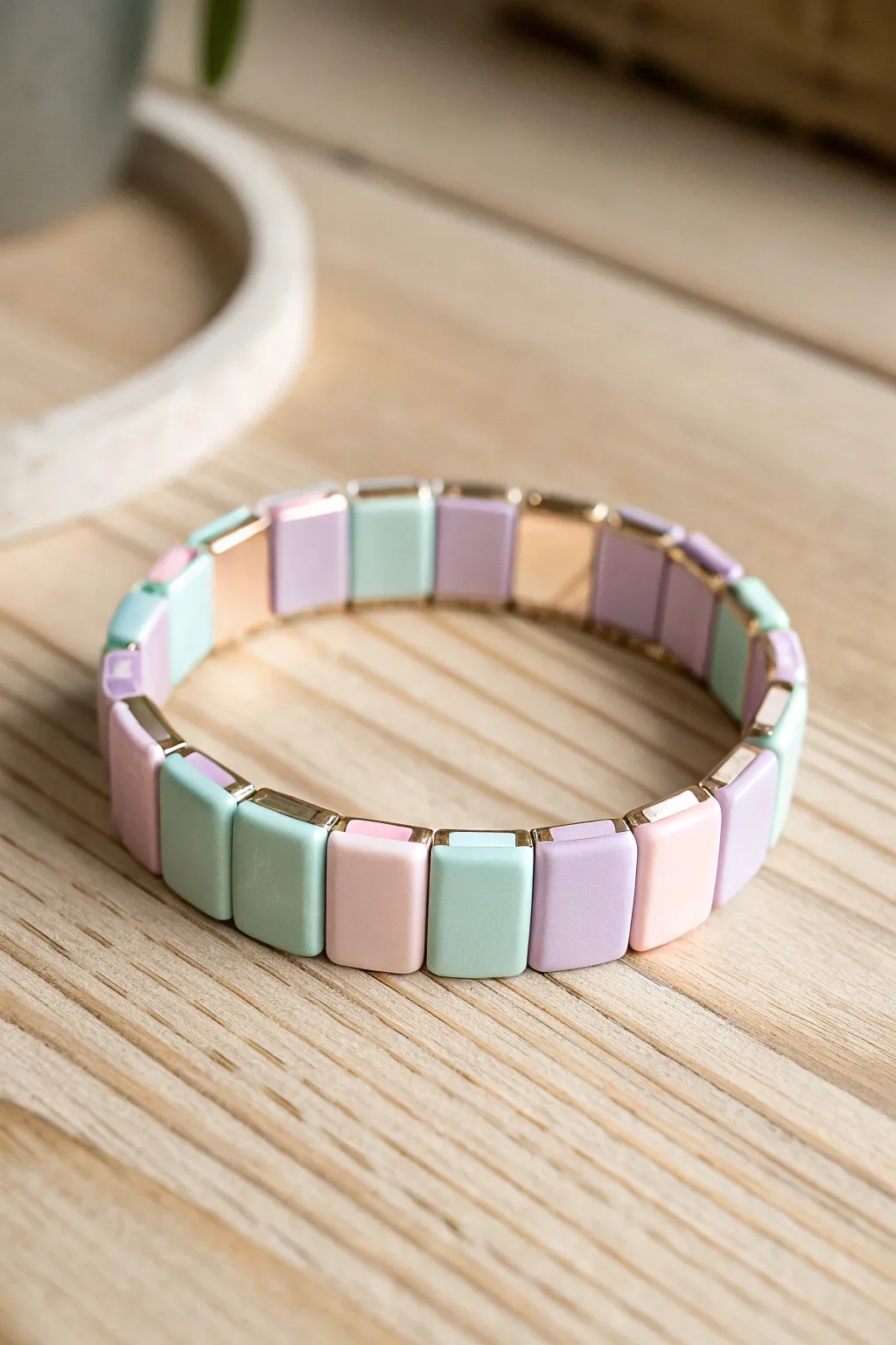 Create whimsical jewelry magic with pastel magnetic tiles — perfect for imaginative play!