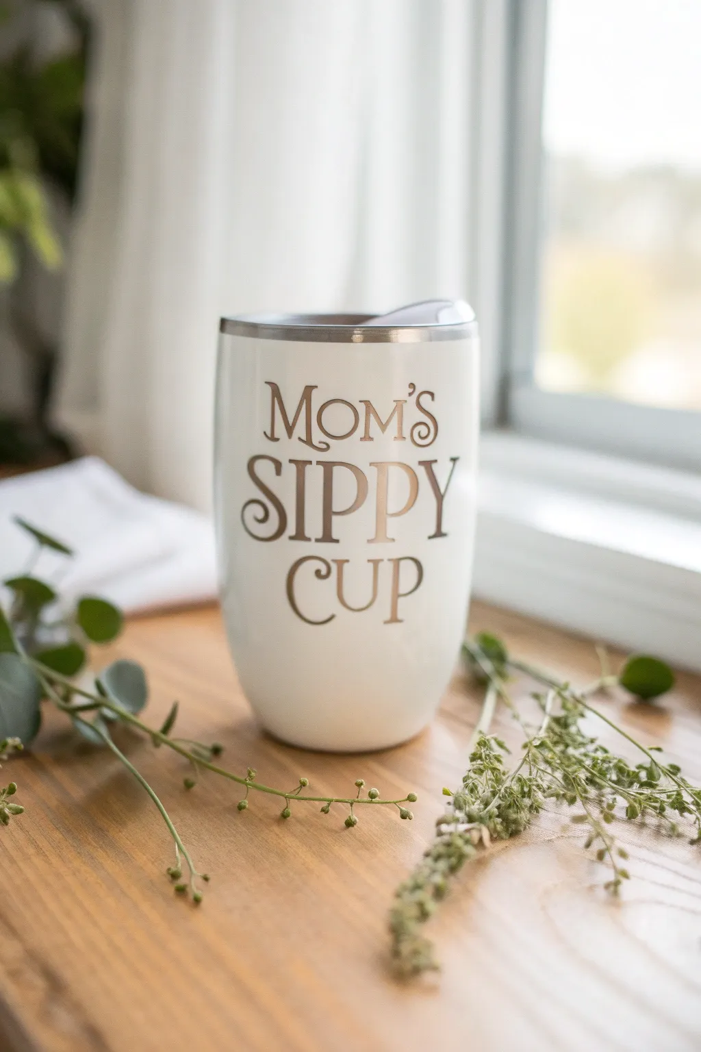Sip, smile, repeat. Discover the perfect blend of humor and style with our chic 'Mom's Sippy Cup' tumbler.
