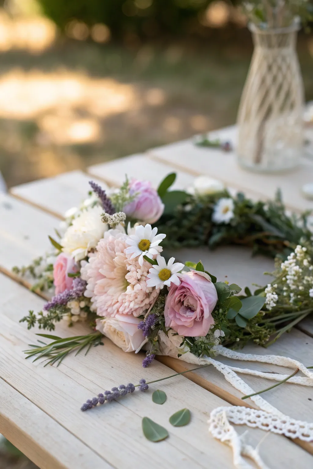 Embrace your inner woodland fairy with this enchanting DIY flower crown. Perfect for springtime adventures!