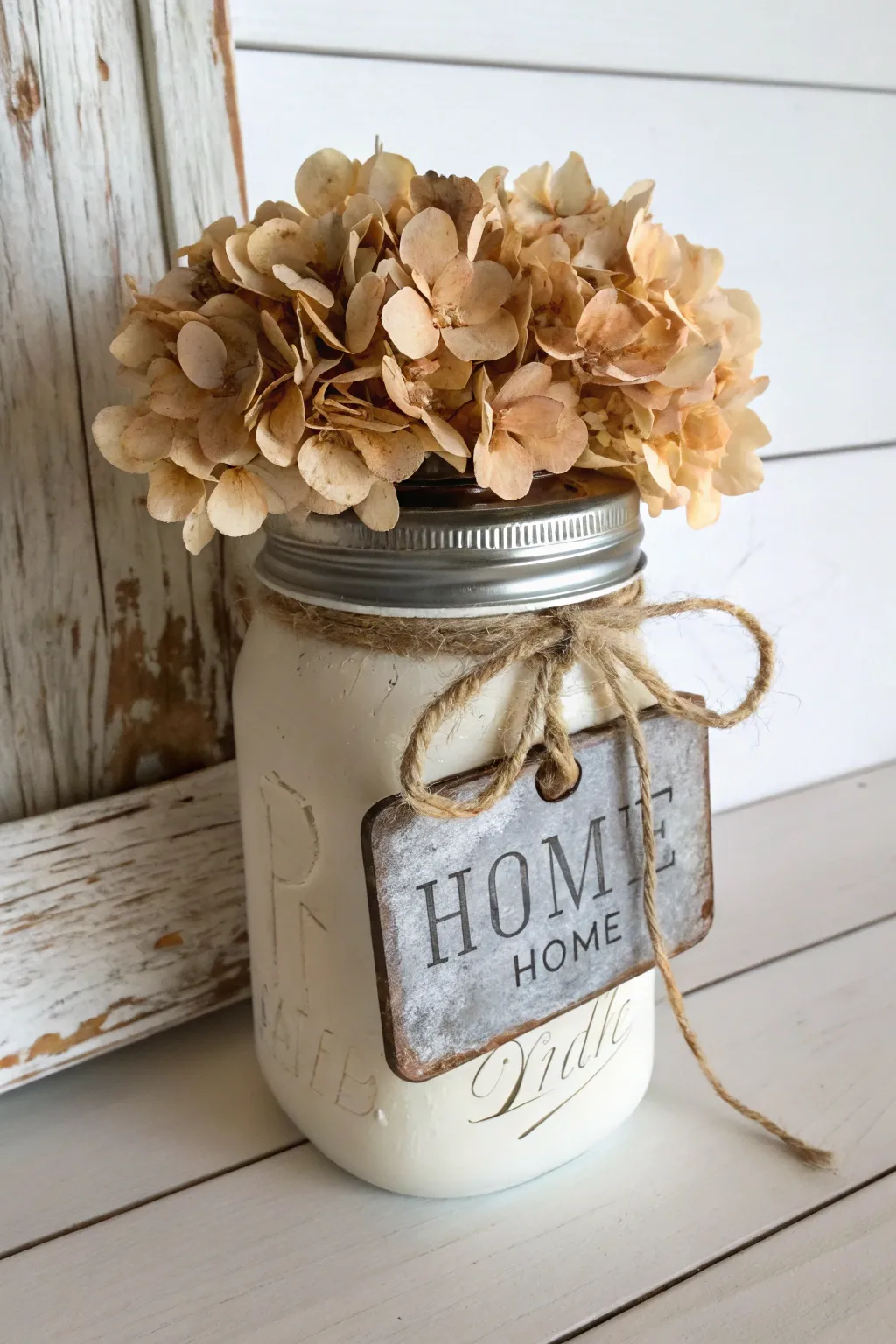 Elevate your space with a chic industrial twist: mason jar meets metal elegance.