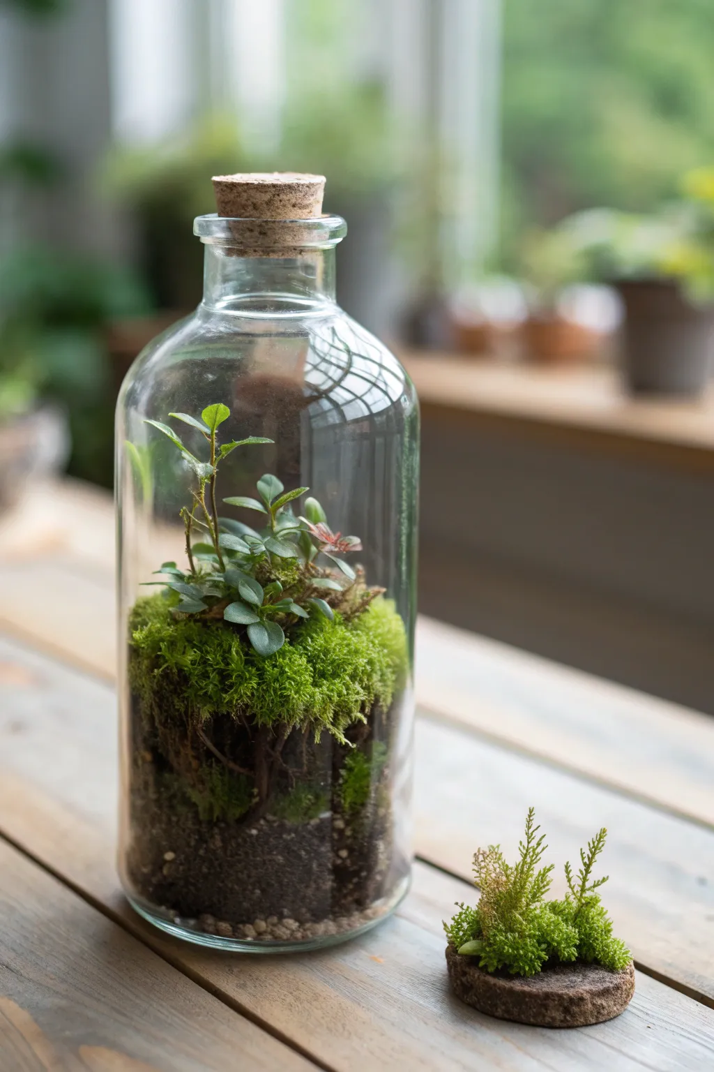 Bring a touch of nature indoors with this minimalist mini terrarium craft idea!