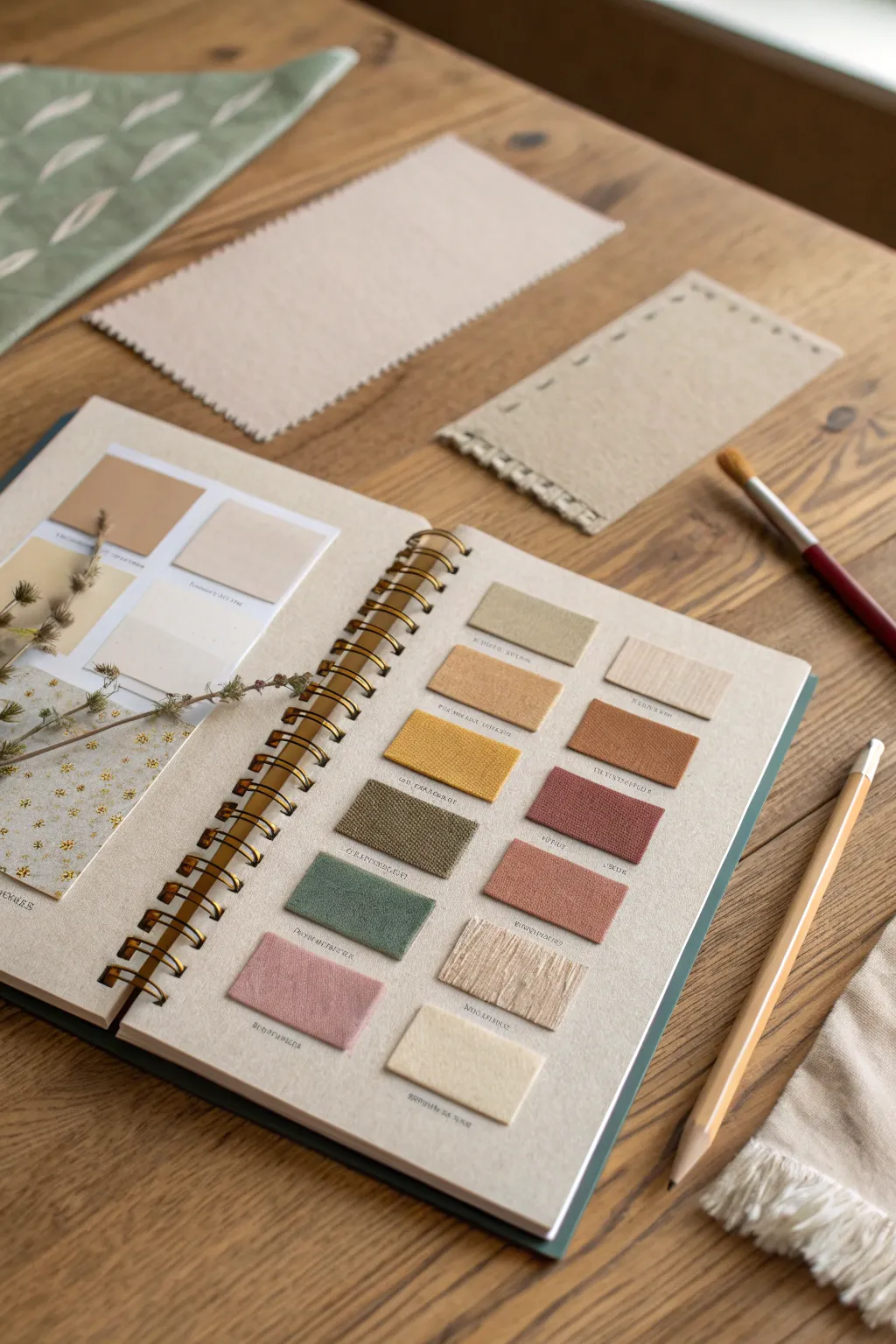 Find inspiration in simplicity with this Scandinavian-Boho mood board sketchbook. 🌿