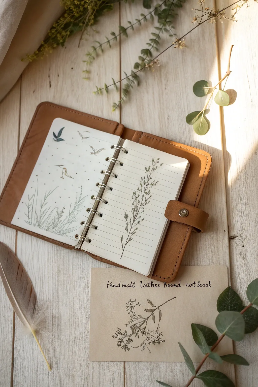 Capture the essence of your nature walks with a beautifully crafted observation notebook.