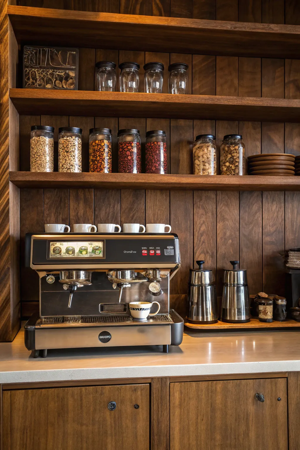 Elevate your mornings with a handcrafted coffee bar that celebrates the art of brewing.