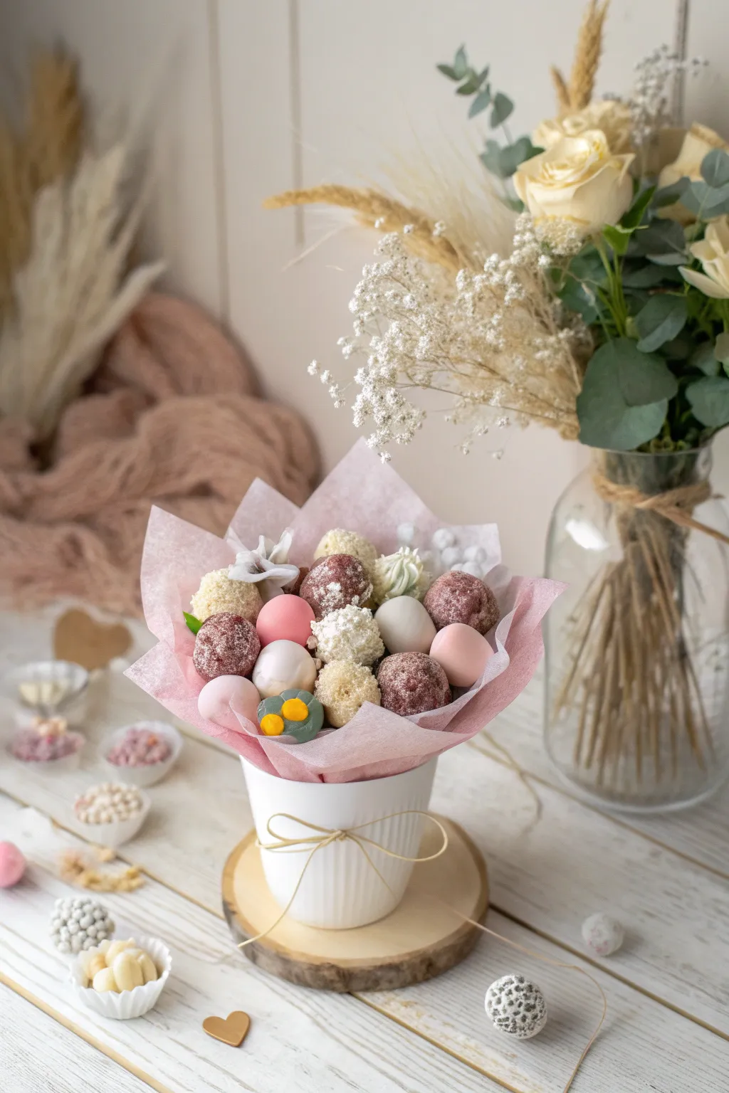 Celebrate Mother's Day with a touch of personalization: a candy bouquet that's as unique as she is.