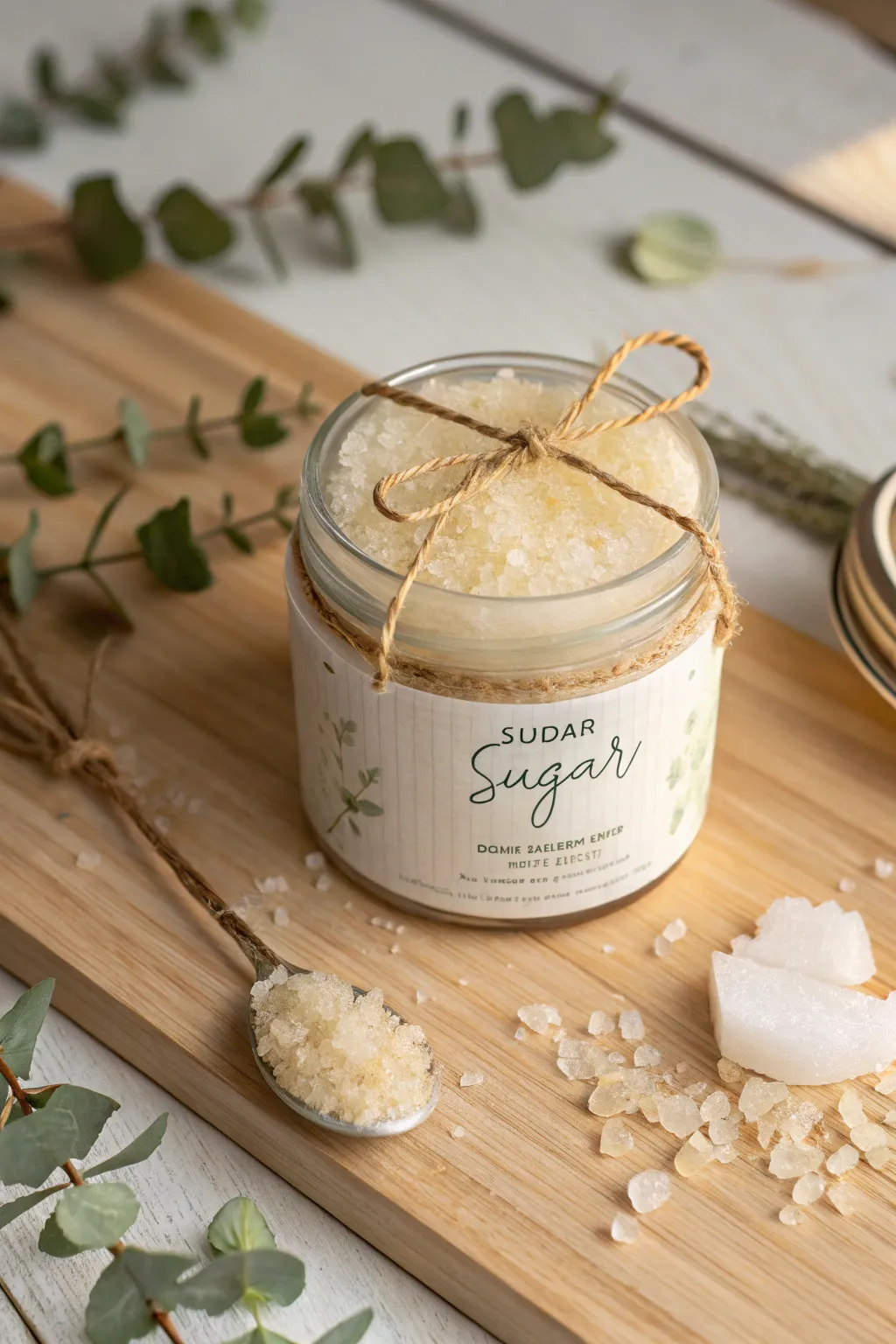 Delight your senses with a touch of handcrafted elegance. #MothersDayDIY #SugarScrub