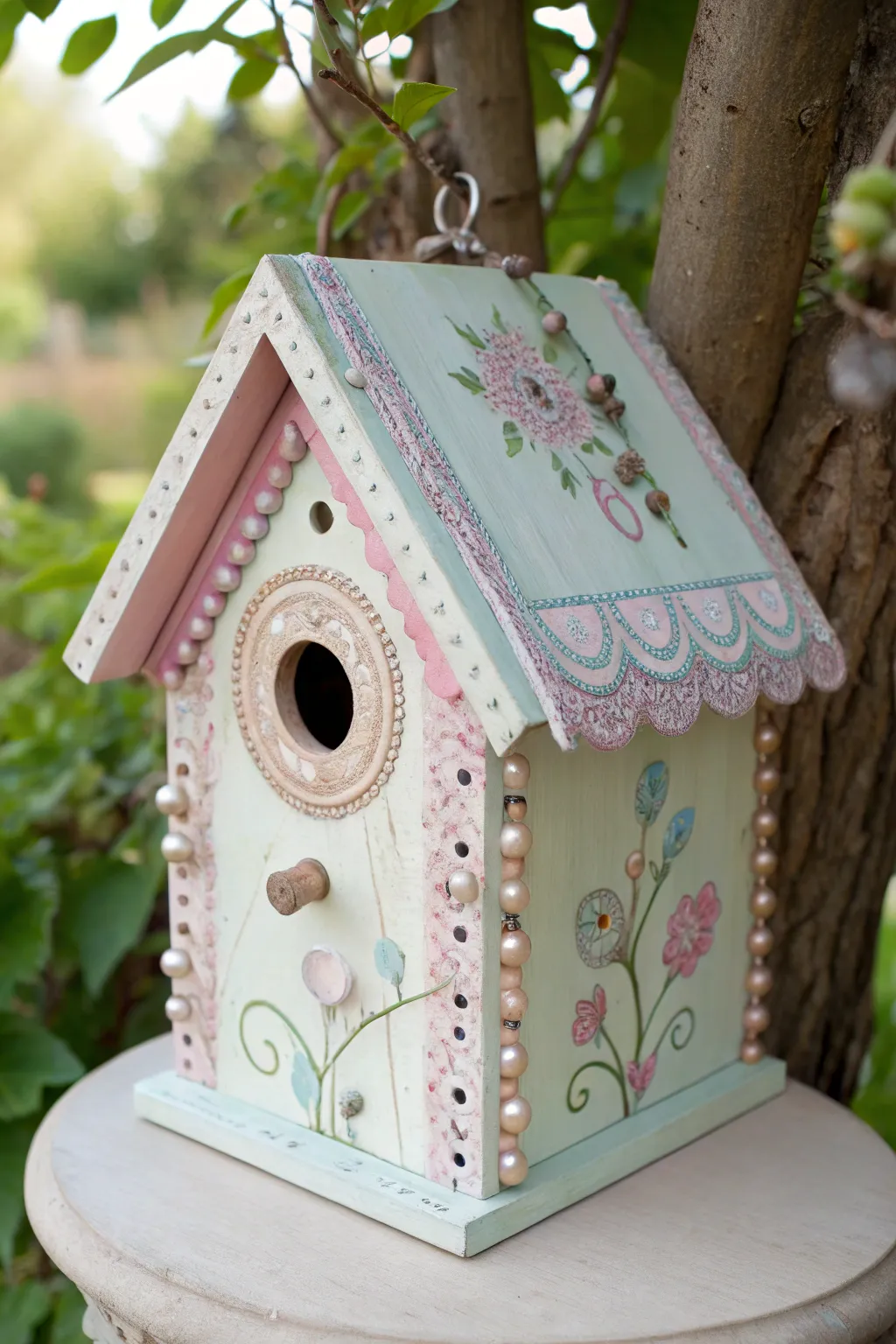 Charming Birdhouse: A delightful Mother's Day gift handcrafted with love by little ones.