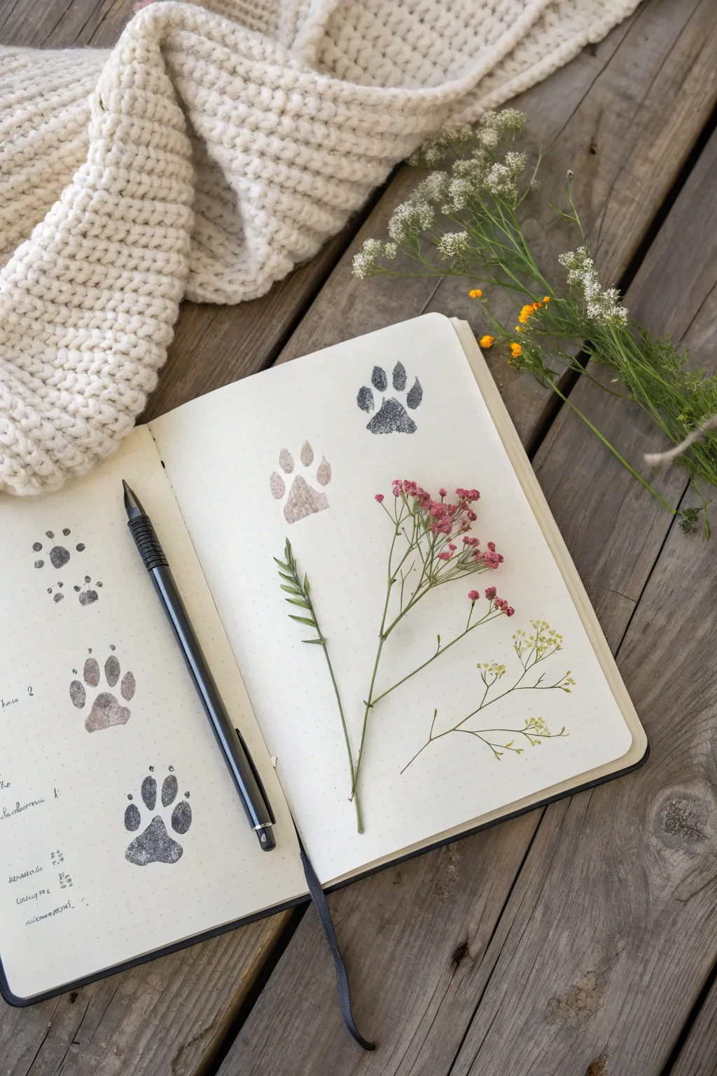 Embrace the art of nature tracking with this beautifully crafted journal, where simplicity meets the wild.
