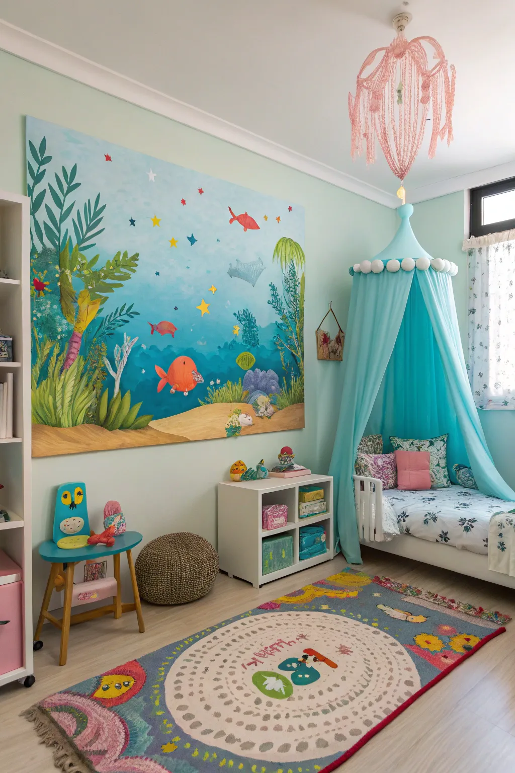 Spark imagination with mystical underwater world paintings.