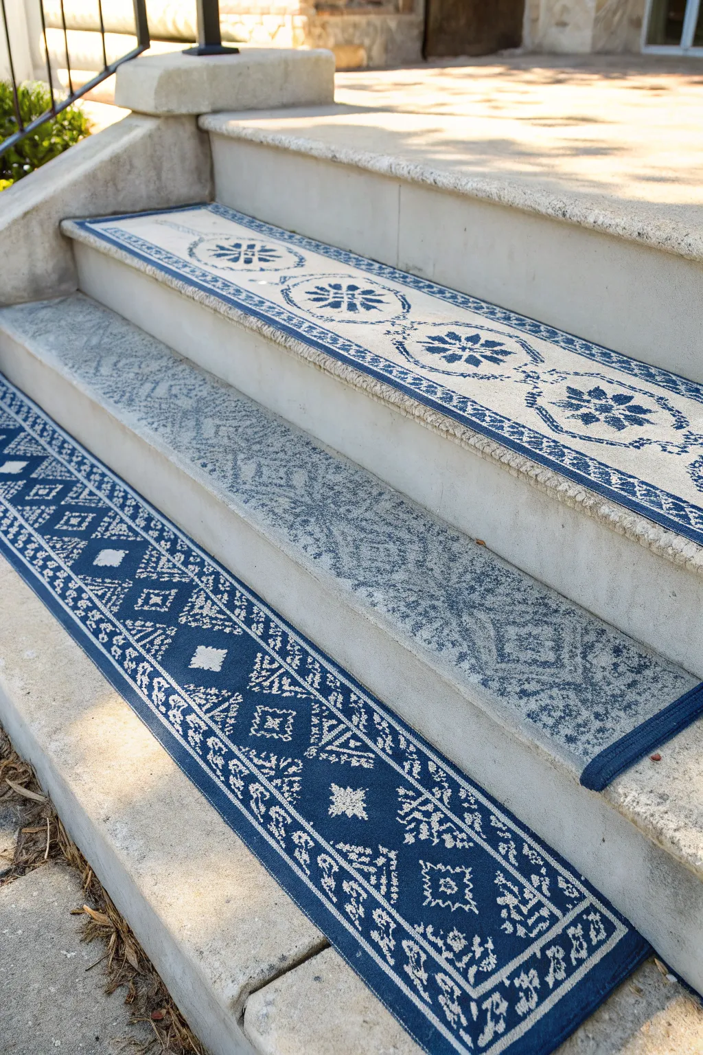 Elevate your entrance with a classic faux runner—where craftsmanship meets elegance.
