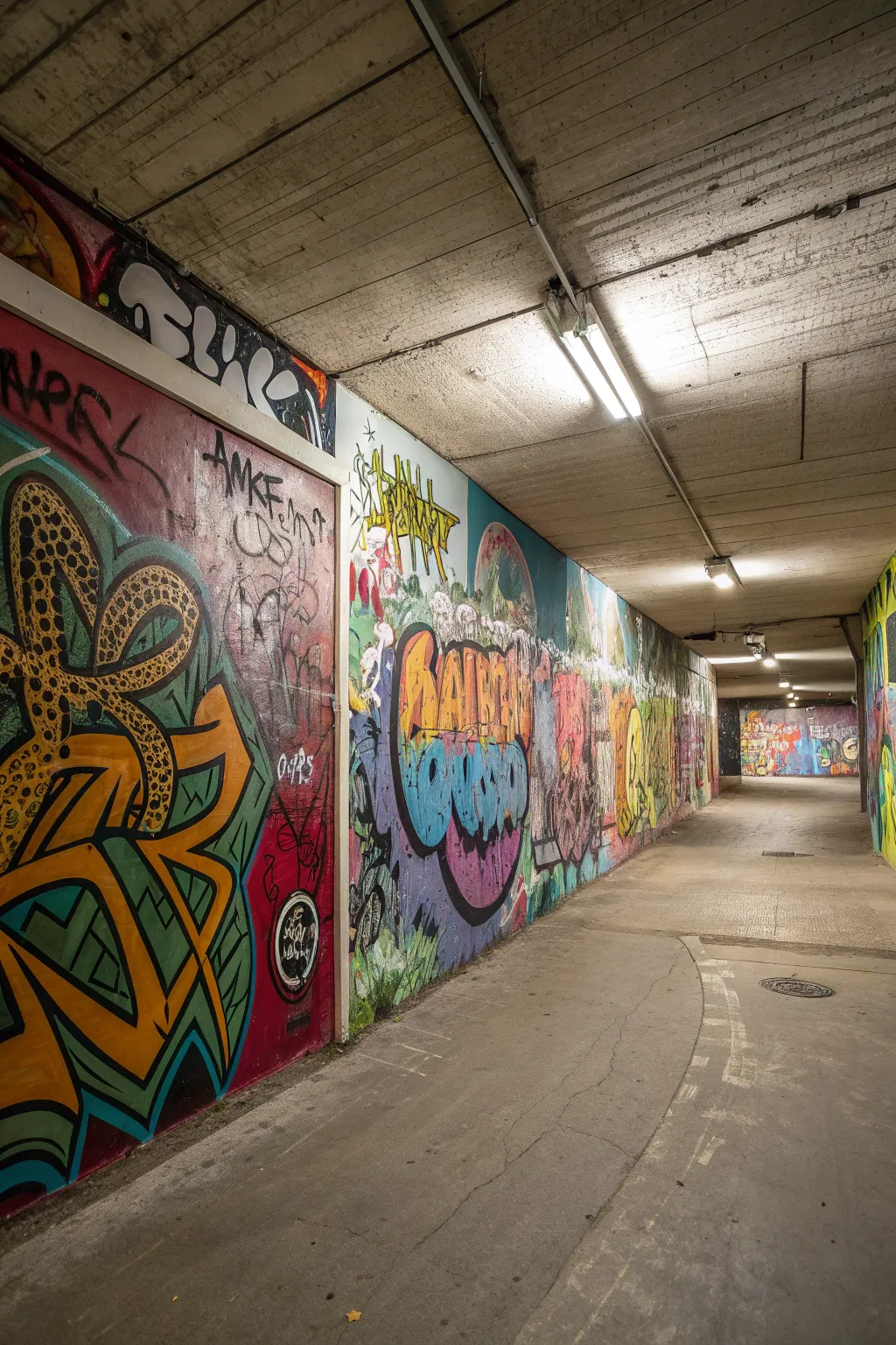 Unleash your creativity with a bold graffiti wall transformation.