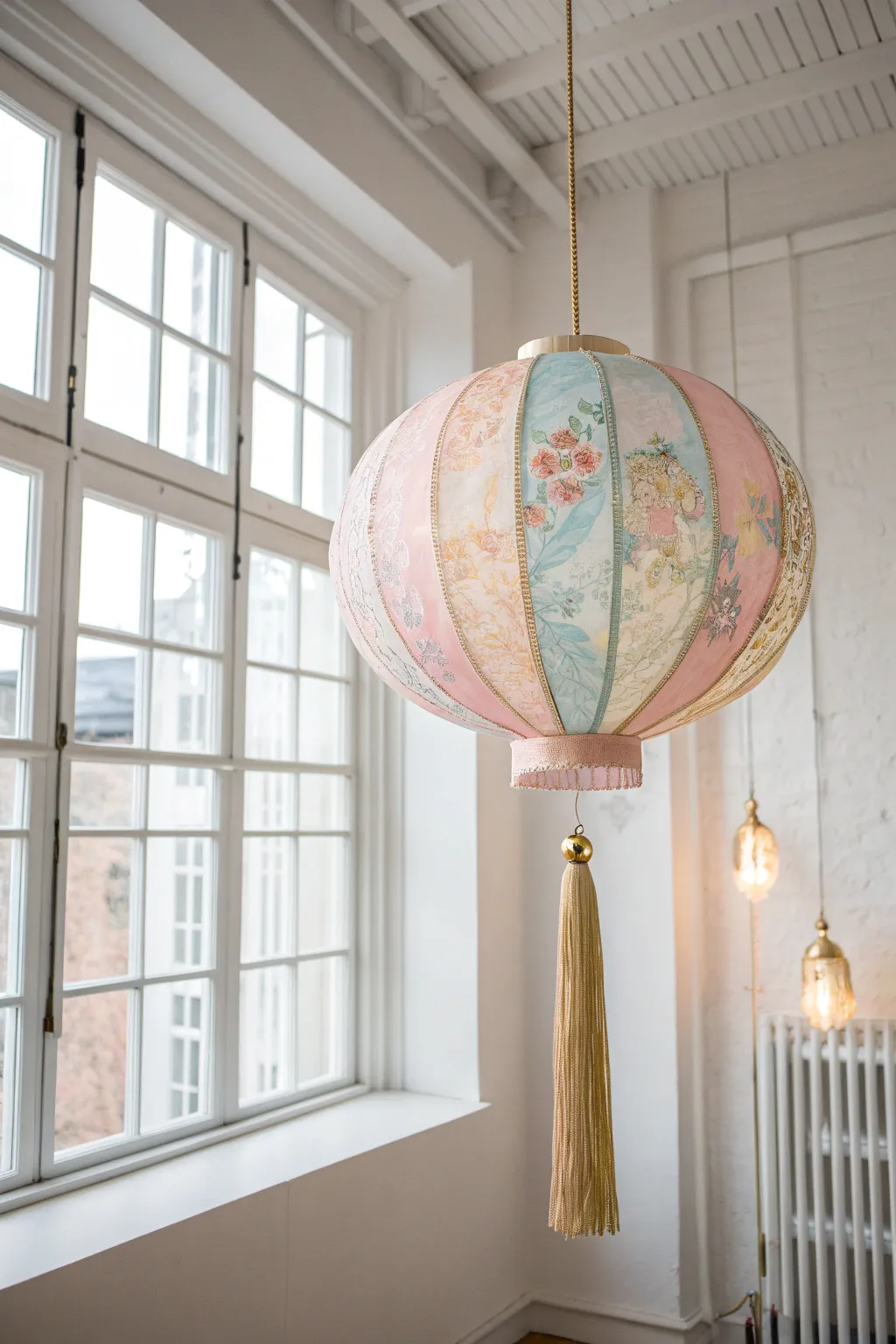 Illuminate your space with the enchanting glow of a handcrafted Chinese lantern.