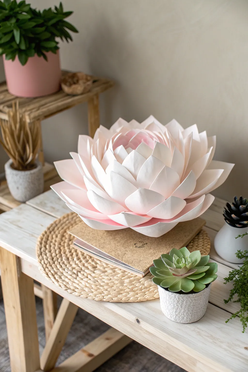 Breathtaking elegance in paper: a minimalist masterpiece for your home.