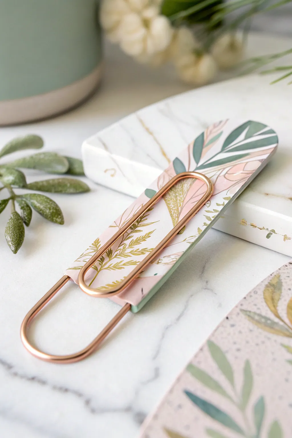 Transform everyday paperclips into tiny abstract masterpieces, adding a touch of elegance to your workspace.