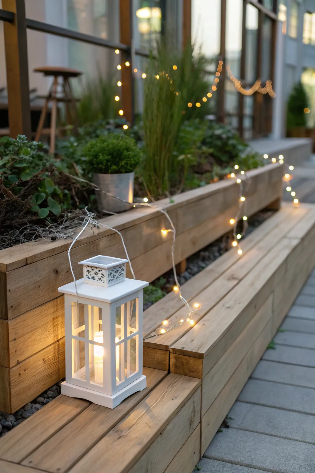 Illuminate your parklet with sustainable elegance using solar-powered lighting. 🌿✨