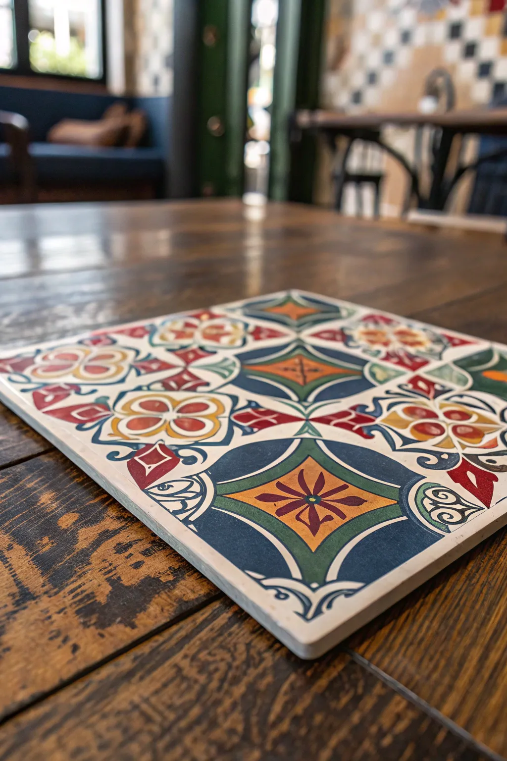 Bring the world to your home with globally inspired vinyl tiles.