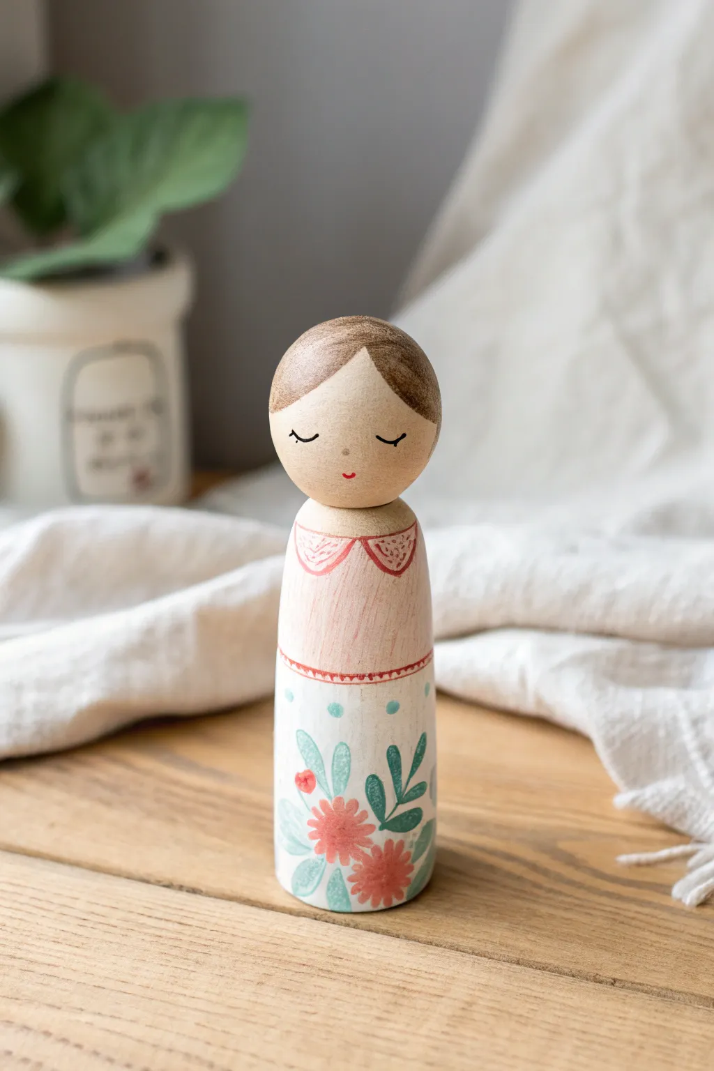 Bring your favorite storybook characters to life with charming peg doll creations.