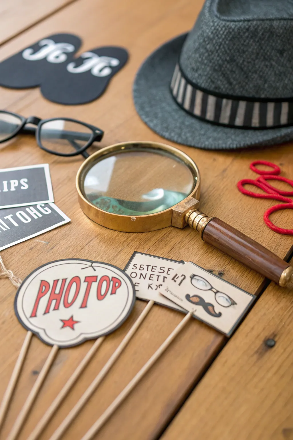 Add hilarity with a magnifying glass
