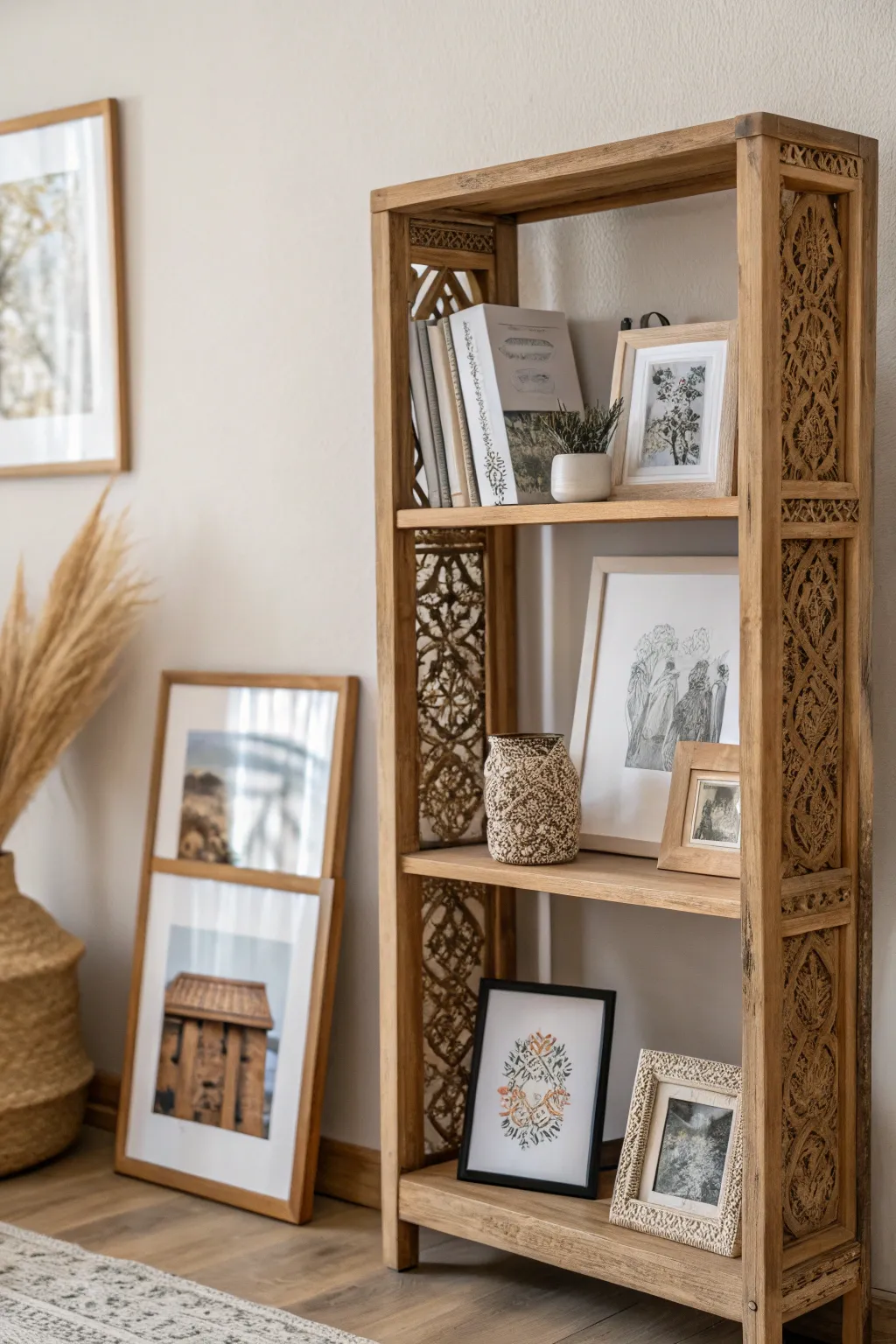 Elevate your decor with picture frame bookshelves—where storytelling meets style in minimalist harmony.