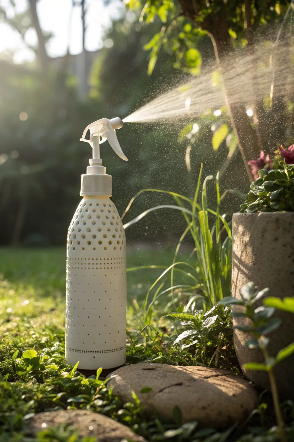Embrace simplicity and sustainability with this chic DIY bottle sprinkler—your garden's new best friend!