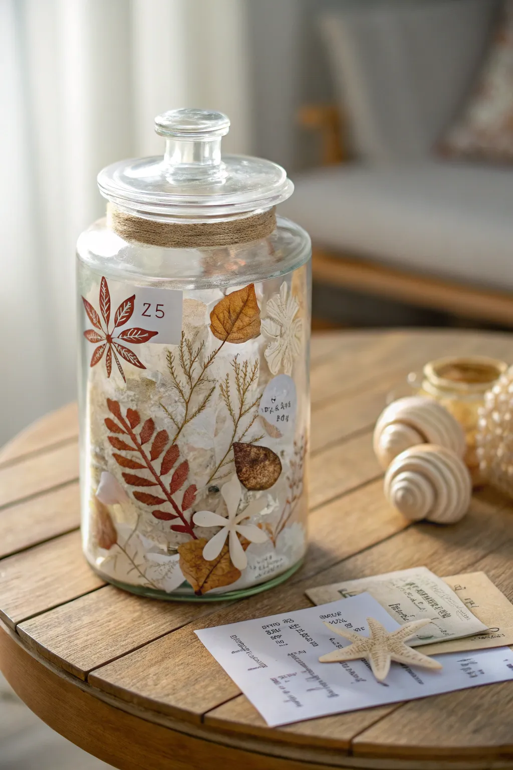Capture the essence of each season with a beautifully crafted Positivity Jar.
