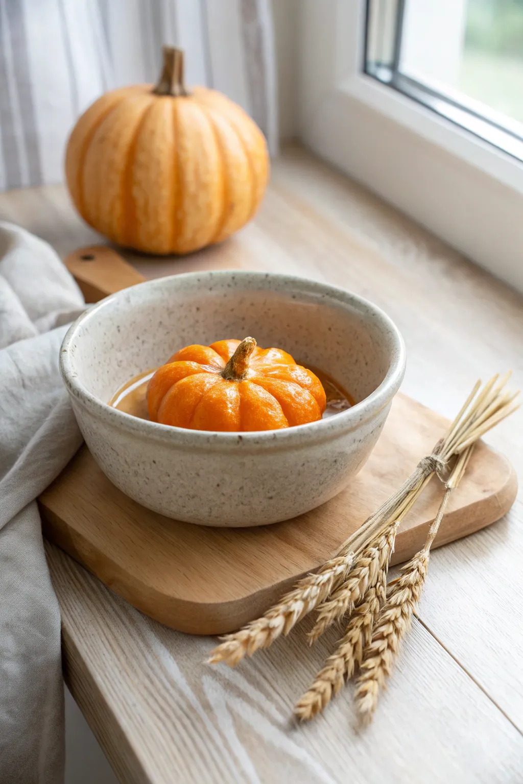 Discover the mesmerizing dance of Pumpkin Spice Oobleck—where solid meets liquid in a minimalist autumnal embrace. 🍂✨