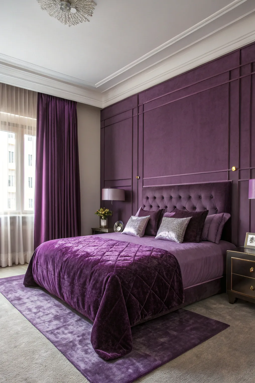 A monochromatic scheme creates a sophisticated and cohesive look.
