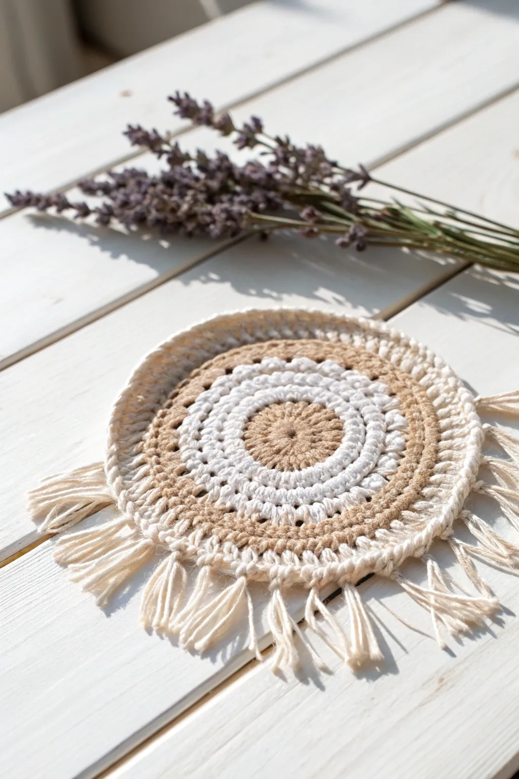 Elevate your space with the simple elegance of handmade crochet coasters. Perfect for sharing a little kindness.