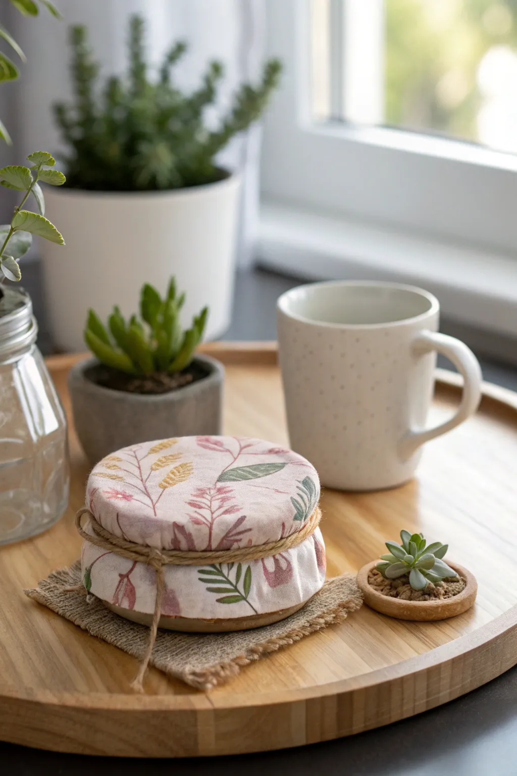 Transform everyday jar lids into elegant coasters that marry simplicity with artistic flair.
