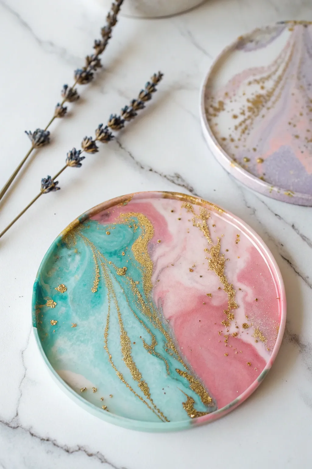 Discover the Artistry of Petri Dish Resin Coasters: Where Minimalism Meets Boho Elegance.