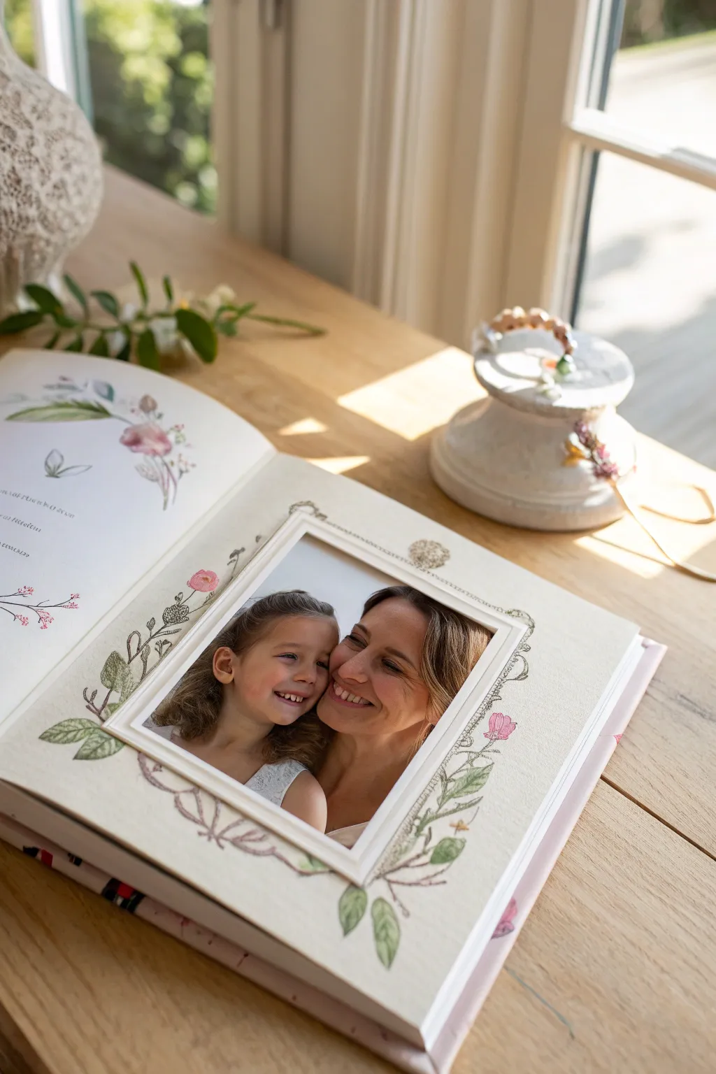 Reflect on cherished memories with a unique mirror moment scrapbook page.