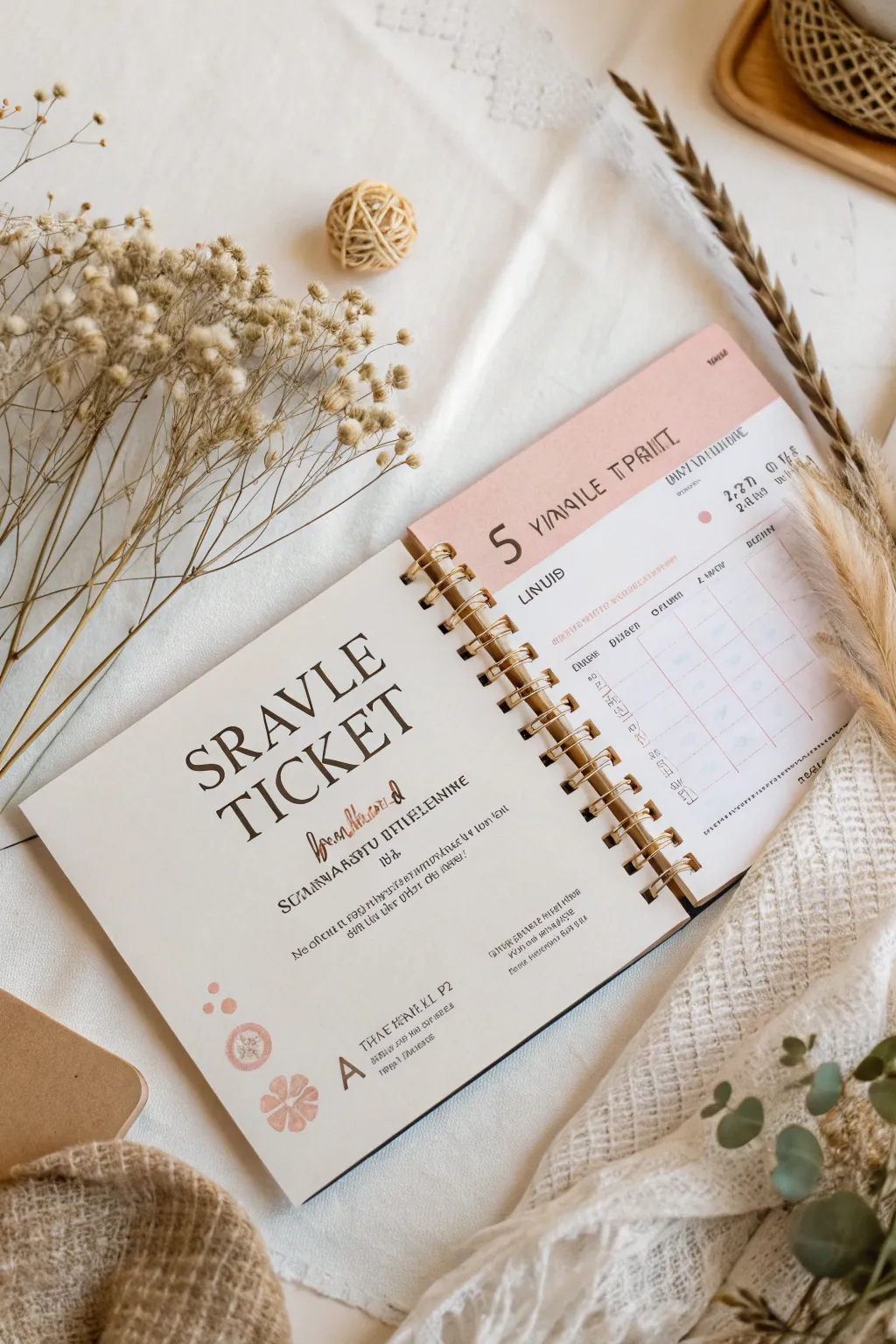 Capture your adventures with a touch of elegance and simplicity. 🎟️✨ #TravelMemories #ScrapbookIdeas
