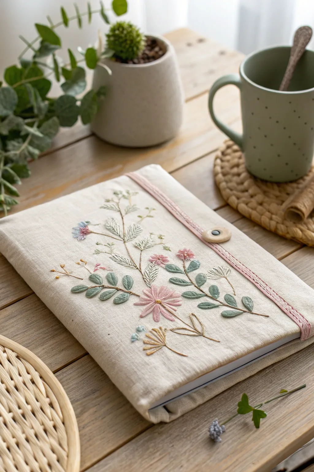 Elevate your reading experience with a handmade book sleeve that combines elegance and protection.