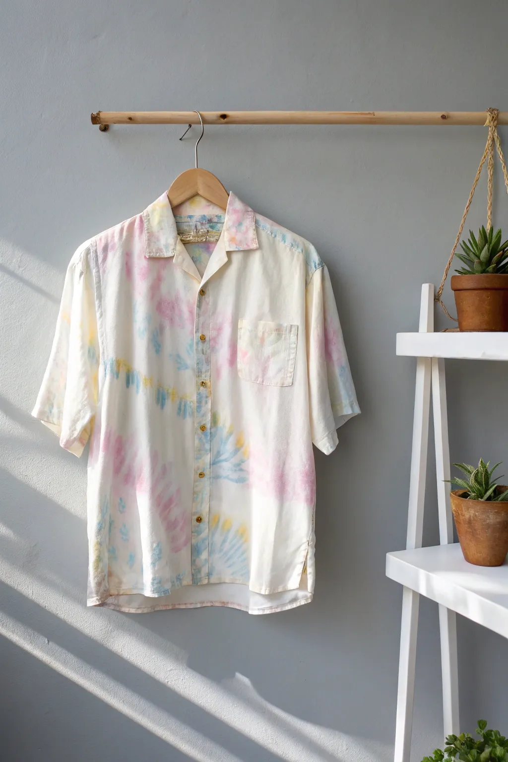 Embrace Retro Vibes: Hand-painted tie-dye designs bring a nostalgic twist to your wardrobe.