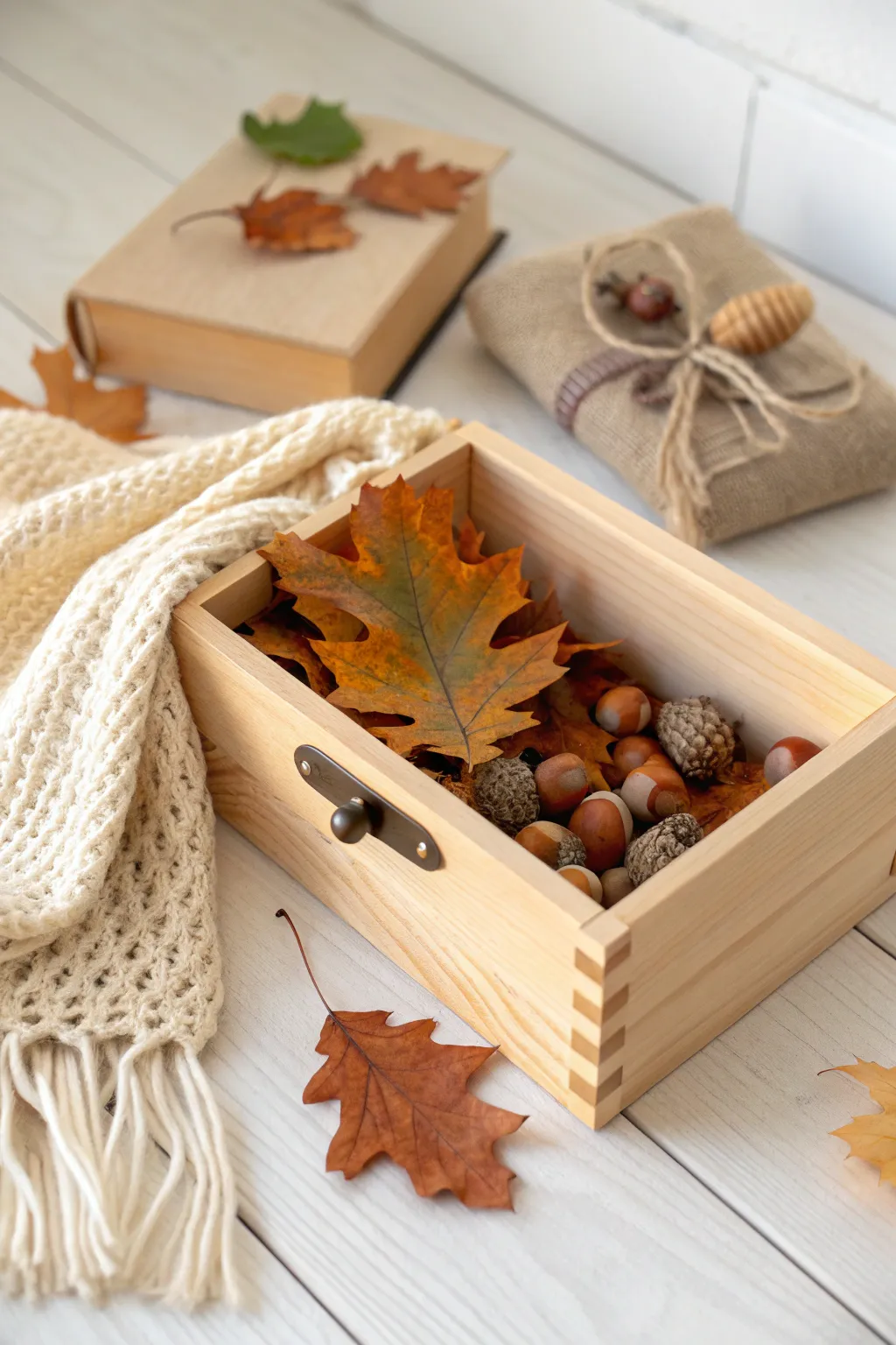 Celebrate the season with a minimalist ofrenda, where natural beauty meets craftsmanship.