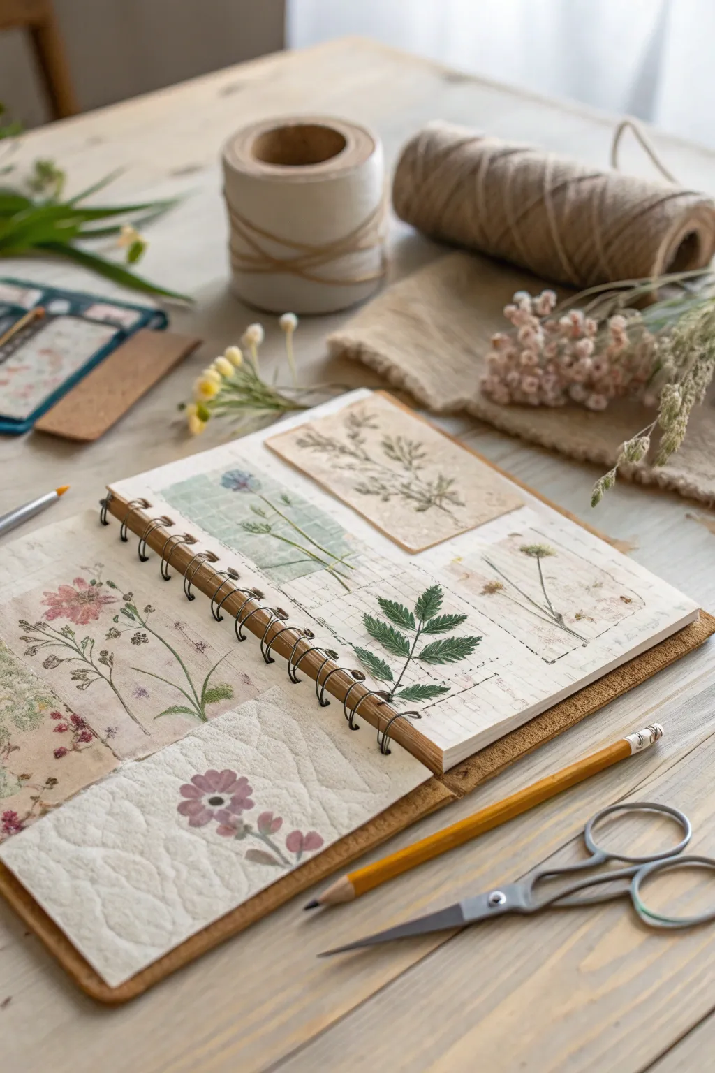 Elevate your art journal with recycled elegance 🌿✨ #EcoFriendlyArt