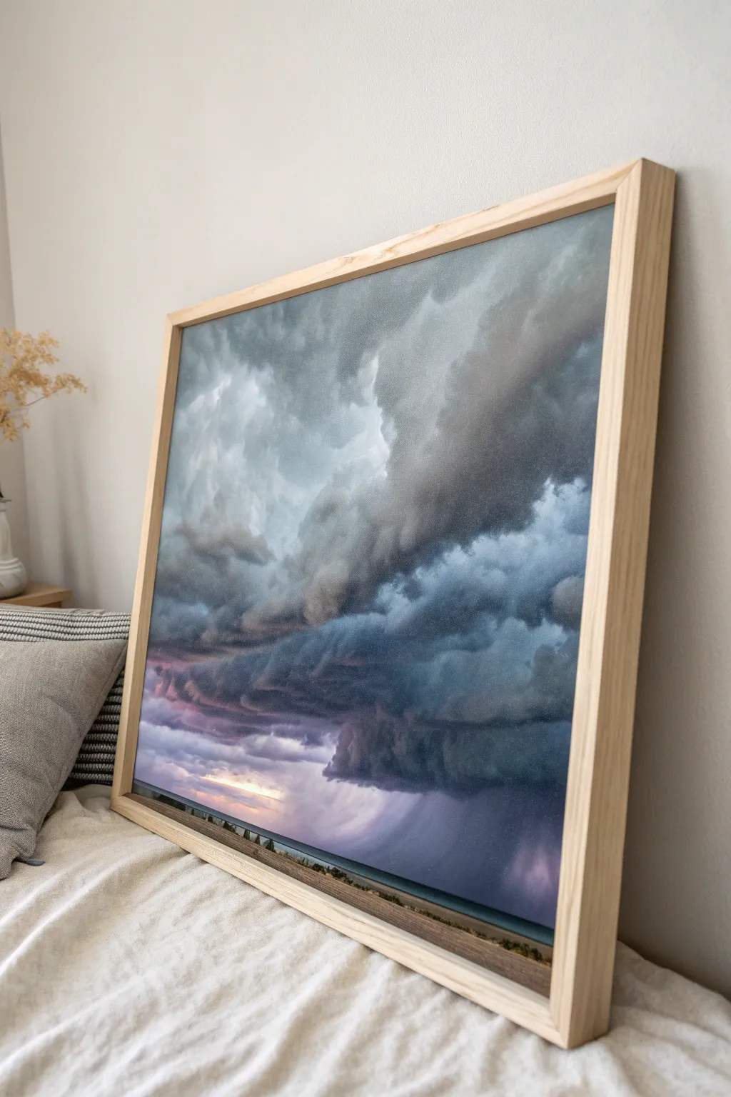 Capture the beauty of nature's drama with a stormy sky masterpiece.