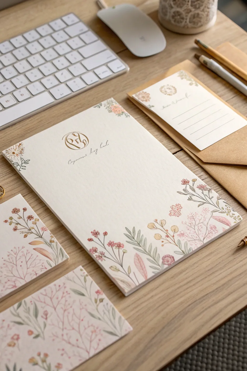 Elevate your correspondence with personalized elegance. 🌸✨