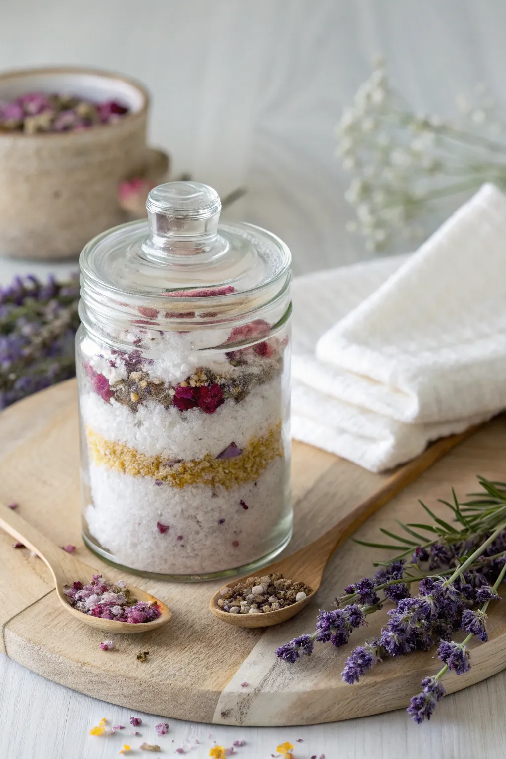 Indulge in serenity with handcrafted herbal bath soaks, a perfect Valentine’s gift for a peaceful escape.
