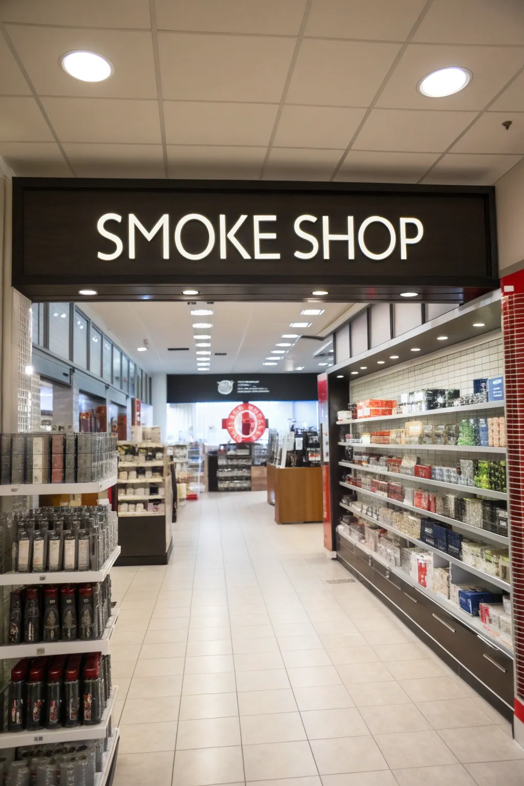 Strategic signage enhances customer navigation.