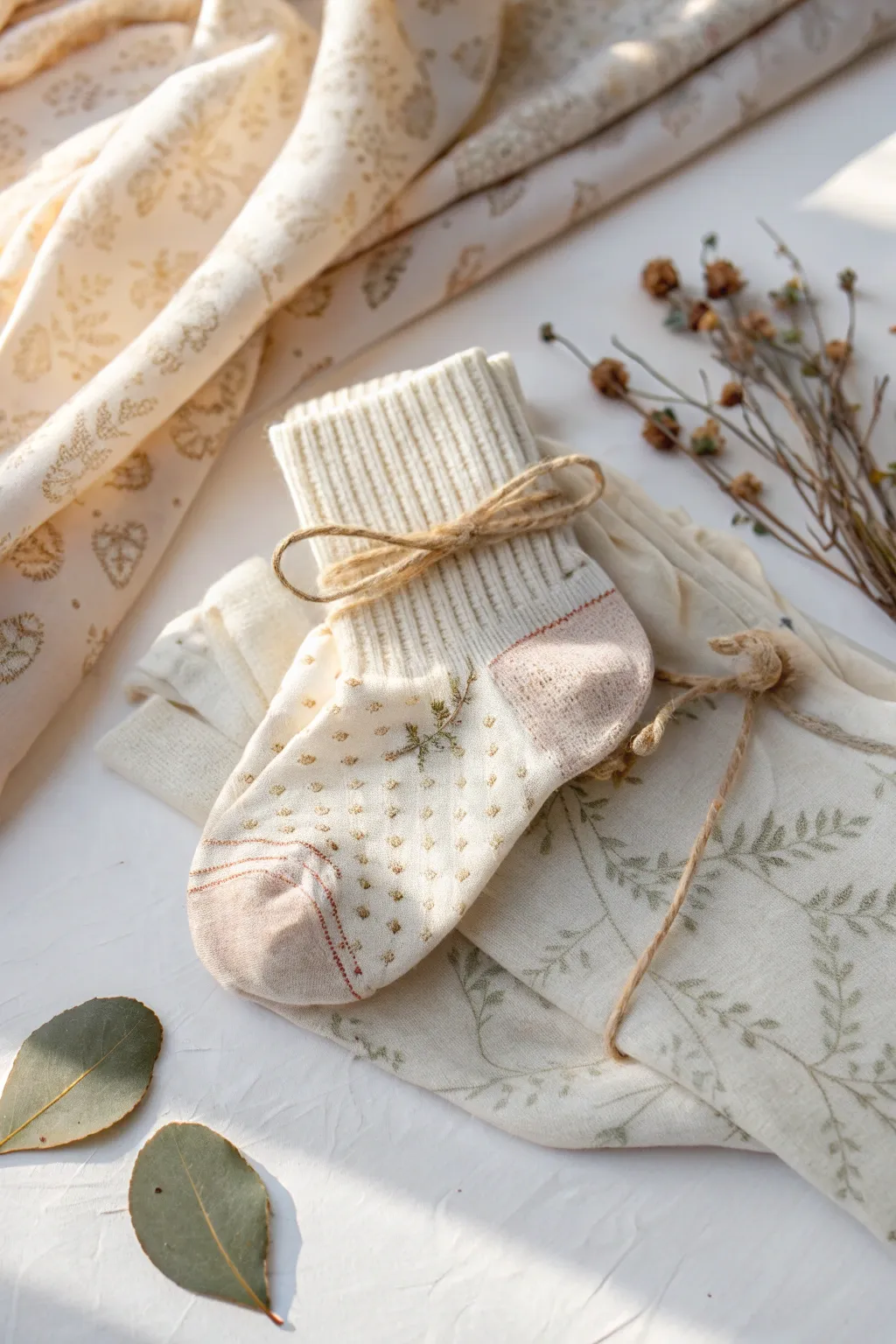 Wrap your socks with love and sustainability in mind. 🌿✨ #EcoFriendlyGift