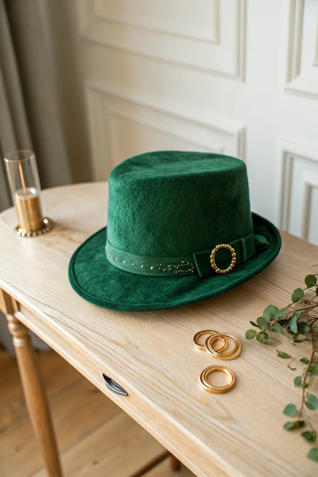 Elevate your St. Patrick's Day with a charming Leprechaun Hat Toss game, blending whimsy and minimalist beauty.