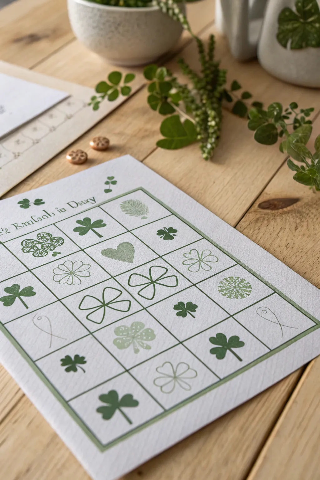 Embrace the charm of St. Patrick's Day with a touch of elegance and simplicity in every game.